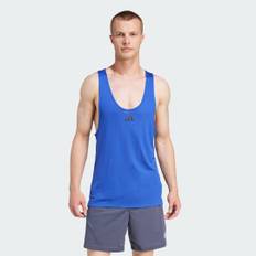 Workout Stringer tanktop - Semi Lucid Blue / Black