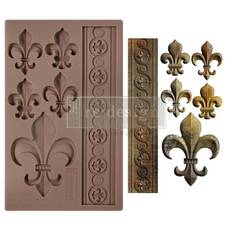 Støbeform i silikone med Fleur de Lis ReDesign With Prima