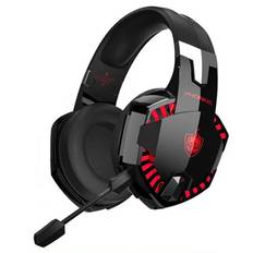 KOTION EACH G2000BT Bluetooth Stereo Gaming Headset. Trådløse og med aftagelig mikrofon. Rød