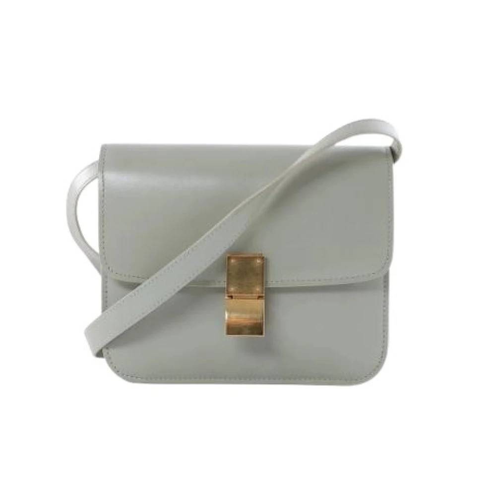 Celine Vintage Pre-owned Laeder celine-tasker - Vintage - Dame - Grå - ONE SIZE -