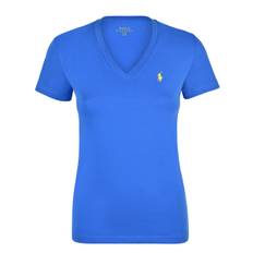 Ralph Lauren Woman T-Shirt - Sax Blue (Størrelse: XXL)