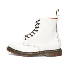 Dr. Martens, Skor, Herr, 44 EU, Läder, Vintage Made in England White Quilon Boots
