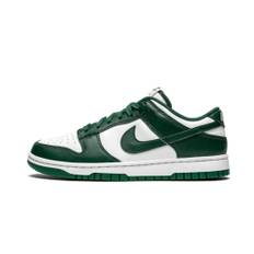 Nike, Sko, Herre, Grøn, 37 1/2 EU, Tyl, Dunk Low Michigan State GS