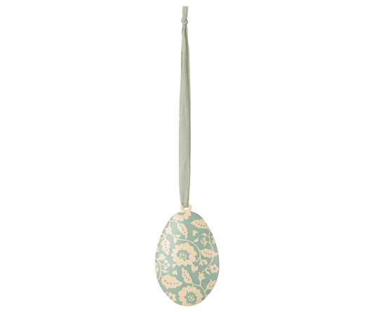 Maileg Påskeæg ophæng, Blomster - Mint