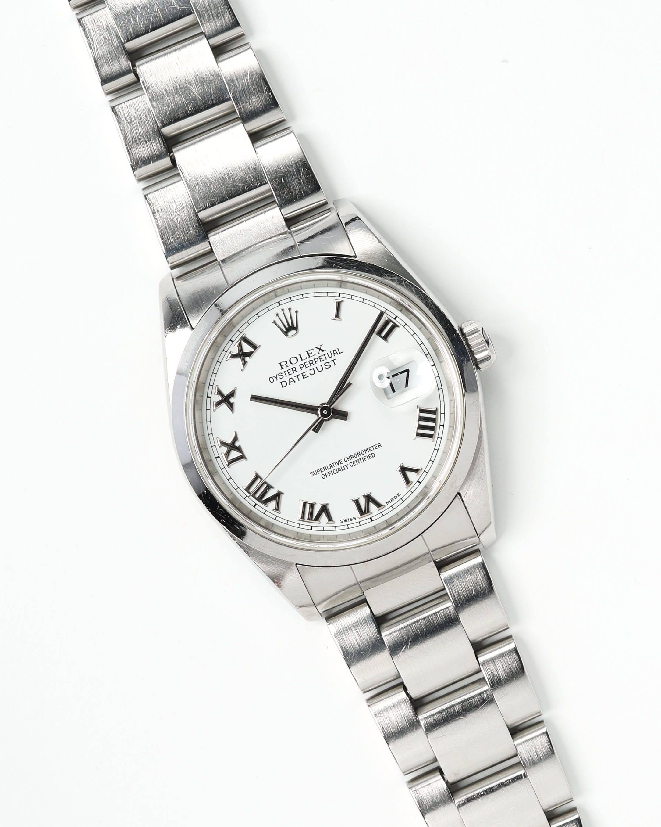 Rolex Datejust 36mm Ref 16200 Full Set 2001 Watch - White - One Size