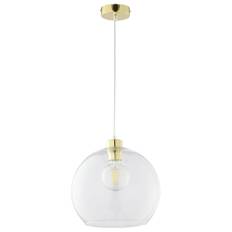 Hängande Lampa Flamma Transparent Blank, Guld