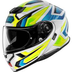 Shoei Neotec 3 Anthem Hjälm, vit-blå, storlek XS för män