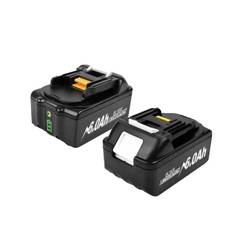 Makita 18V batteri, 6Ah kapacitet, litiumjon-teknik 2pcs 6Ah