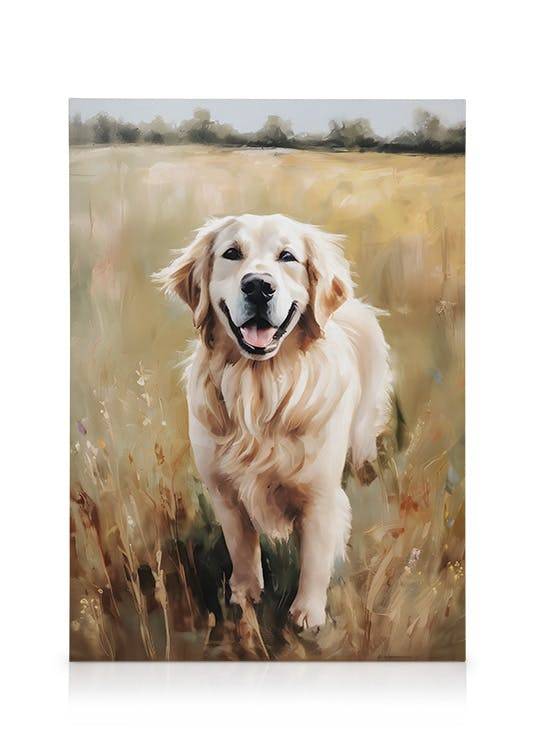 Canvastavlor Create AI-art on Canvas (50x70 cm - Svart ram)