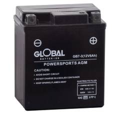 Global 12V GB7-3 MC-batteri 6Ah 113 x 70 x 130 mm