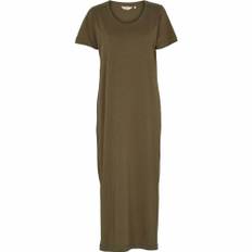 Basic Apparel Rebekka Dress GOTS - Army