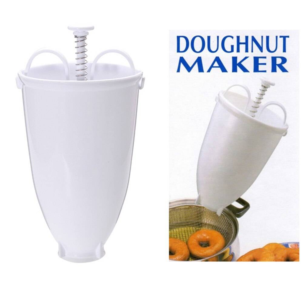 Magisk snabb plast munk tillverkare våffla formar bakeware donut maker kakform mögel kex kakor diy bakverktyg kök tillbehör