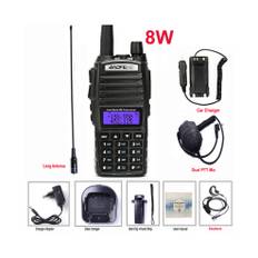 (Samme som billede A) Højtydende 8W UV-82 Walkie Talkie UV82 Dual Band VHF UHF FM Transceiver 10 km