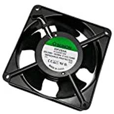 Sunon, fläkt, Art.-Nr.: DP200A2123XST, yttermått: 120x120x38mm, AC, 230V, 2700varv/min, max. Volym: 44 dB (A), glidlager