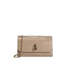 Mulberry, Väskor , Dam, ONE Size, Mocka, Taupe Beige Clutch med Rider's Lock