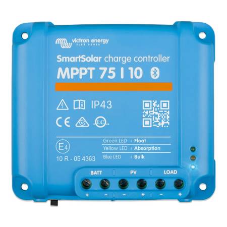 Victron SmartSolar MPPT 75/10, laddningsregulator för solpaneler