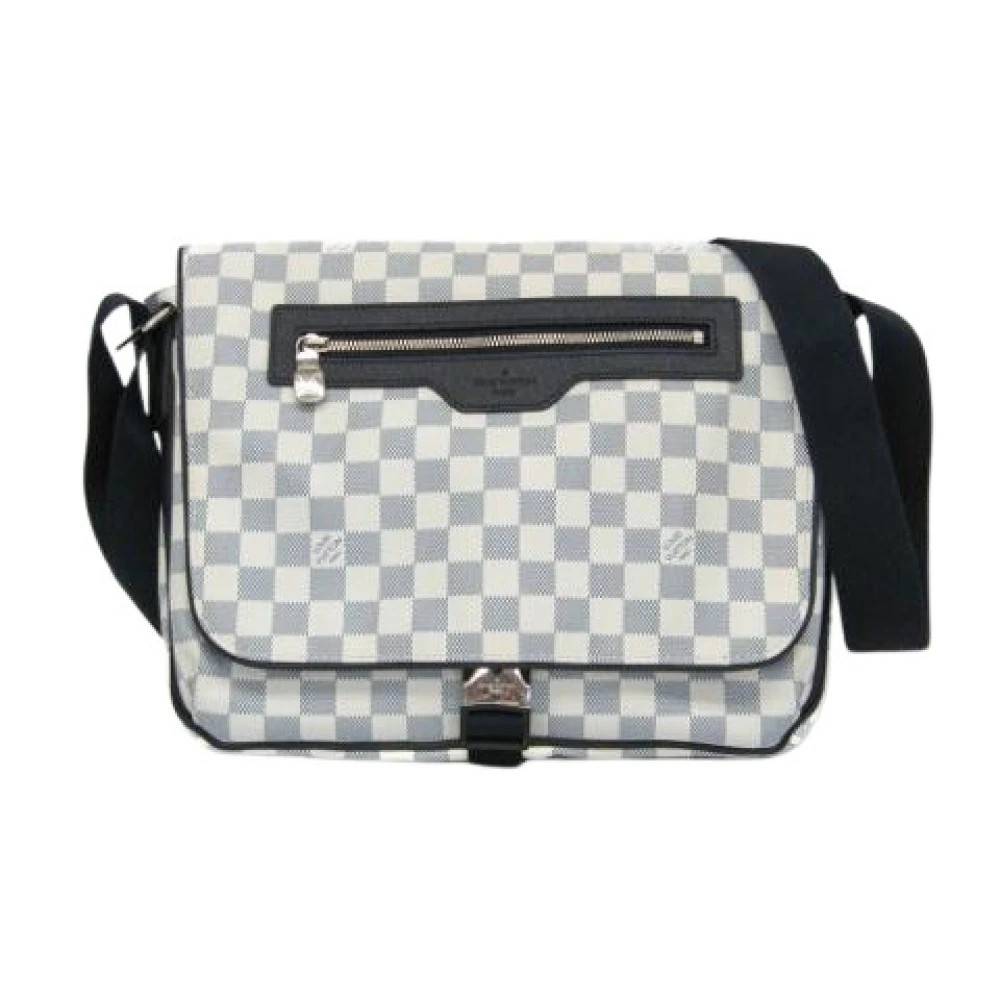 Louis Vuitton Vintage Pre-owned Damier Coast Matchpoint Messenger - Vintage - Herre - Hvid - ONE SIZE - Uld