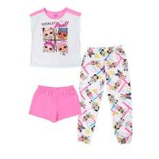 3 Piece Girl's LOL Surprise Totally Rad Sleep Set