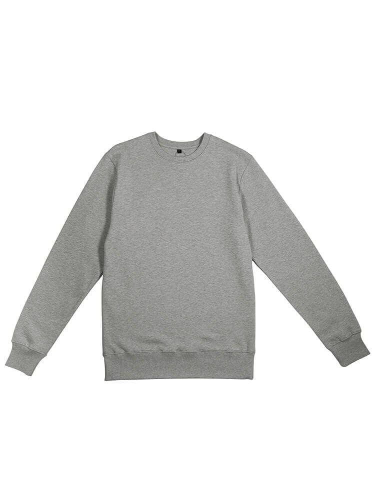 Organic Cotton Sweatshirt: Earth Positive - M / Melange Grey (M)