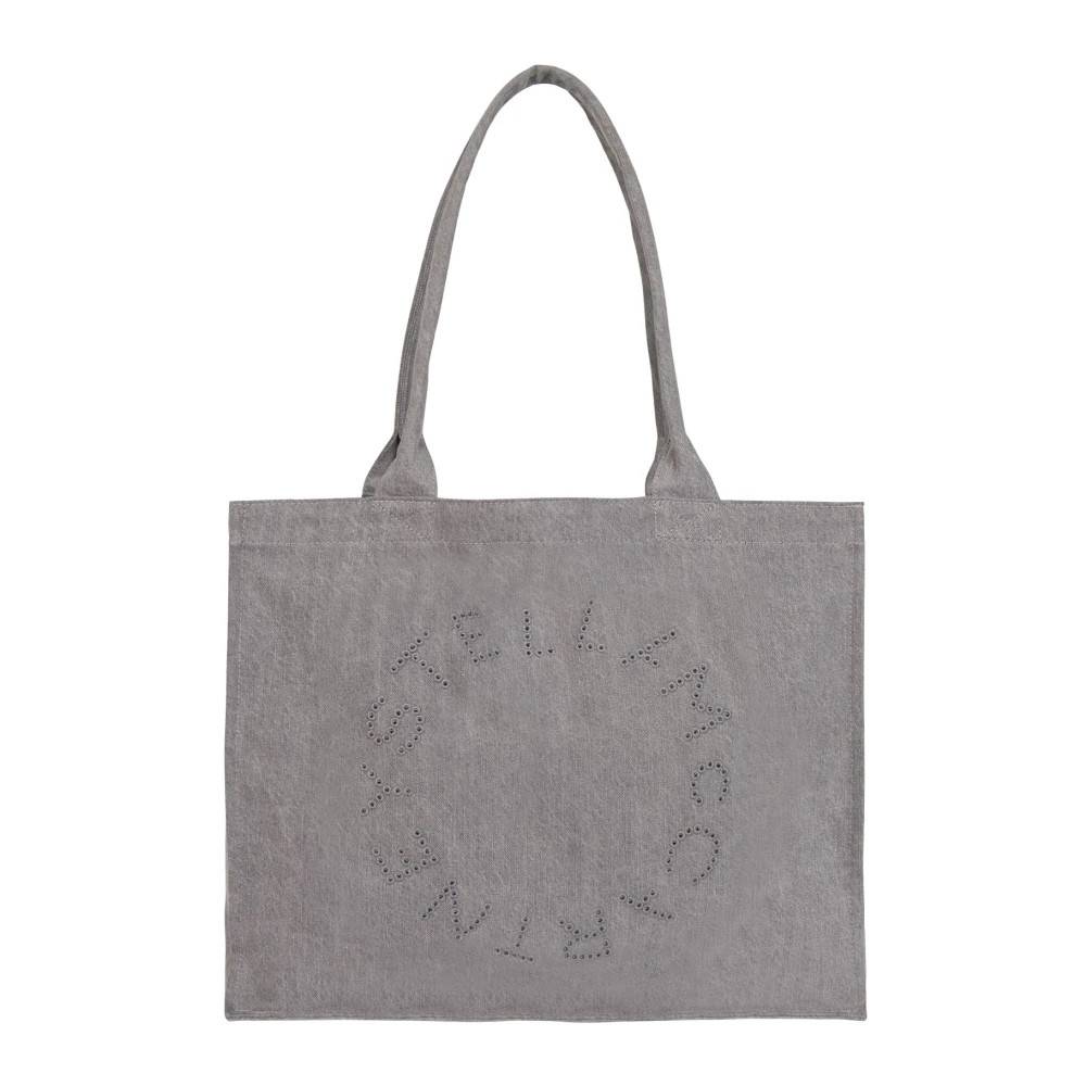 Stella McCartney Veske med logo - Tasker - Dame - Grå - ONE SIZE -