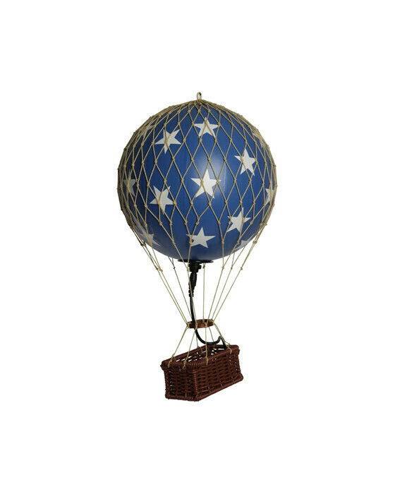 Authentic Models Travels Light luftballong LED stjärnor - Blå / Vit / Brun (Ø: 18 x H: 30 cm)