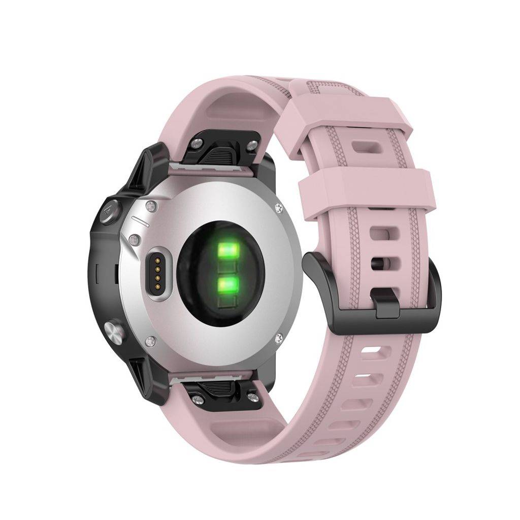 Garmin Fenix 7S/6S/6S Pro/5S/5S Plus urrem i silikone - Lyserød