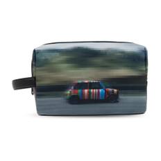 Paul Smith, Taske, Herre, Flerfarvet, ONE SIZE, Uld, Kosmetisk taske med farverigt tryk