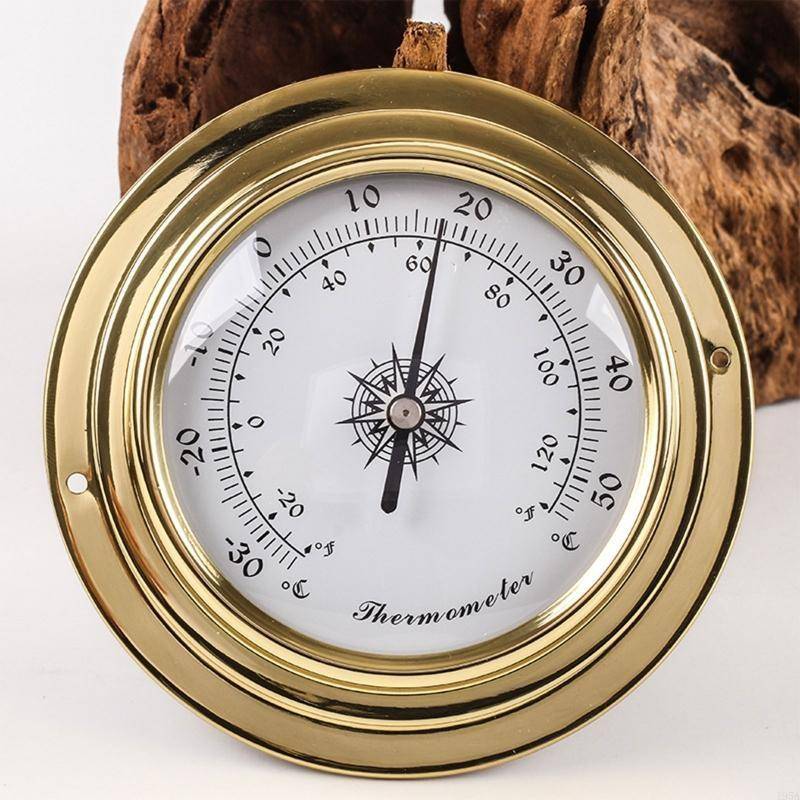 Väderstation för väggmontering, Temperaturfuktighetsmätning Barometer Termometer Hygrometer för tidvattenklocka Hemklocka