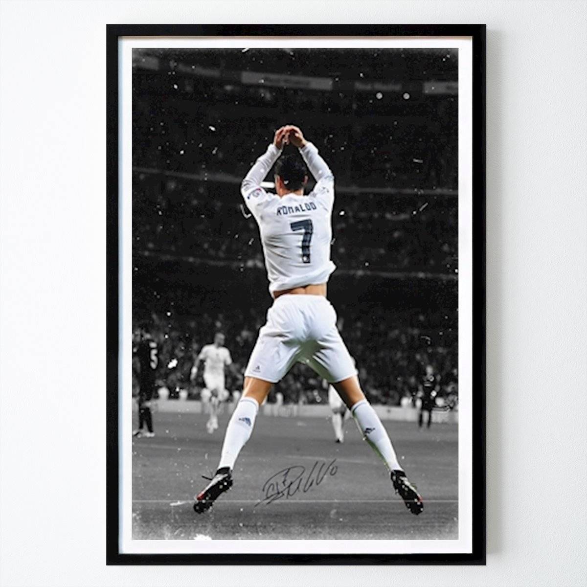 Fotboll Poster: Ronaldo Cr7 Real Madrid av Mrcus JOJO