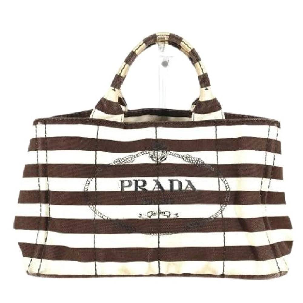 Prada Vintage - Pre-owned Canvas Tygväska Vintage - Dam - ONE Size -