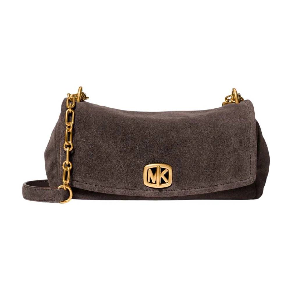 Michael Kors Bryant Lille Konvertibel Skuldertaske - Tasker - Dame - Brun - ONE SIZE - Uld