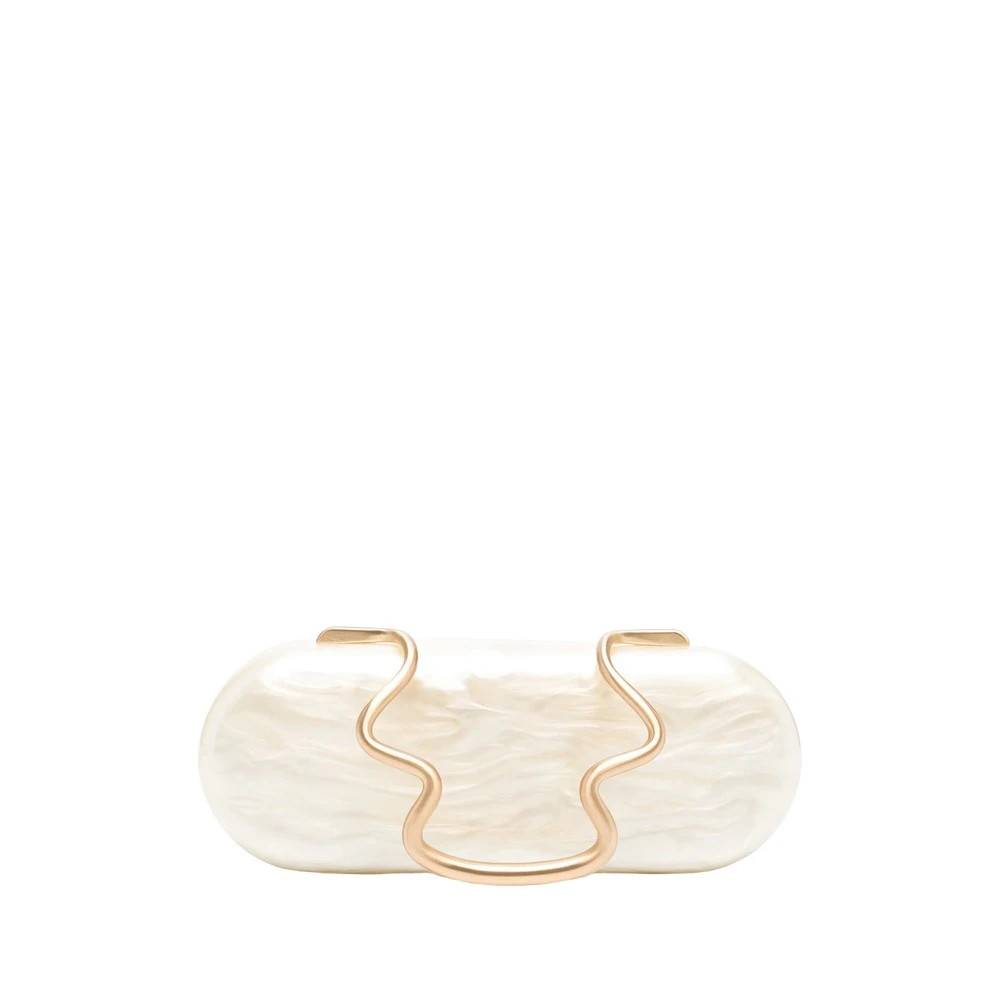 Cult Gaia Ilaria Clutch - Tasker - Dame - Hvid - ONE SIZE - Uld
