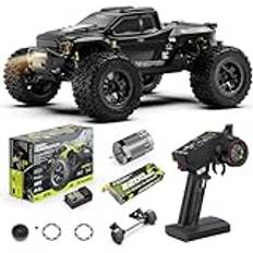 RIAARIO RC bilar V2 Mini 1:10 RTR borstlös RC bil för vuxna max 50 km/h all terräng hobby lastbilar elektriska off-road monster lastbilar 4WD fjärrkontroll bil vattentät lastbil med kolfiber