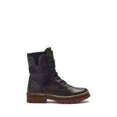 Moda in Pelle Odcombe Elastik Top Snørebånd Biker StøvlerEU 38 (UK 5)