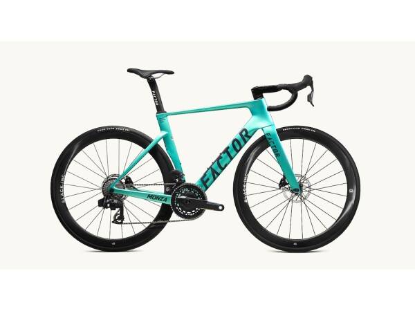 Factor Monza komplet SRAM Force Powermeter Steel Green - Cykelstørrelse 52 cm