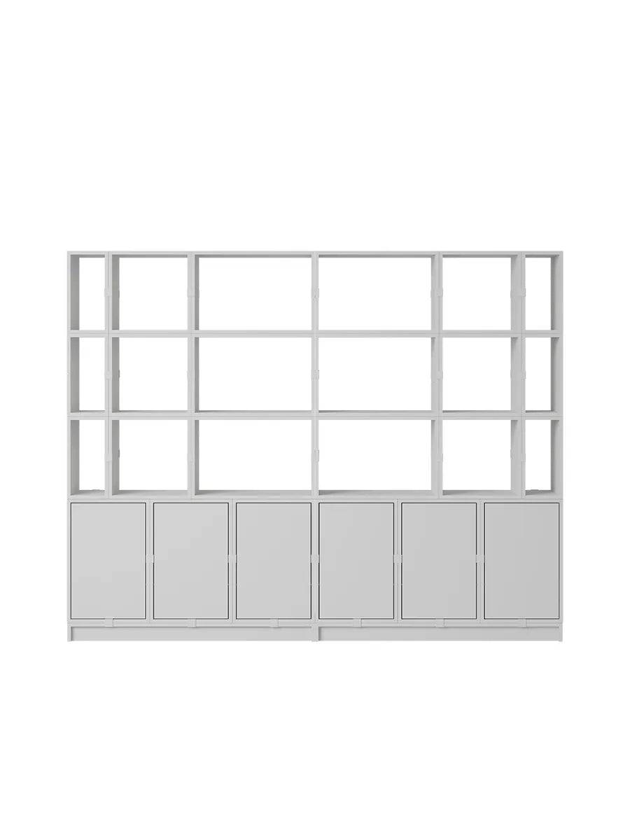 Stacked Storage System, office storage 2 fra Muuto Grey - Jacobsen Plus