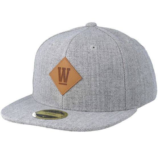State Of Wow - Grå snapback Keps - Kids West Grey Melange Snapback @ Hatstore