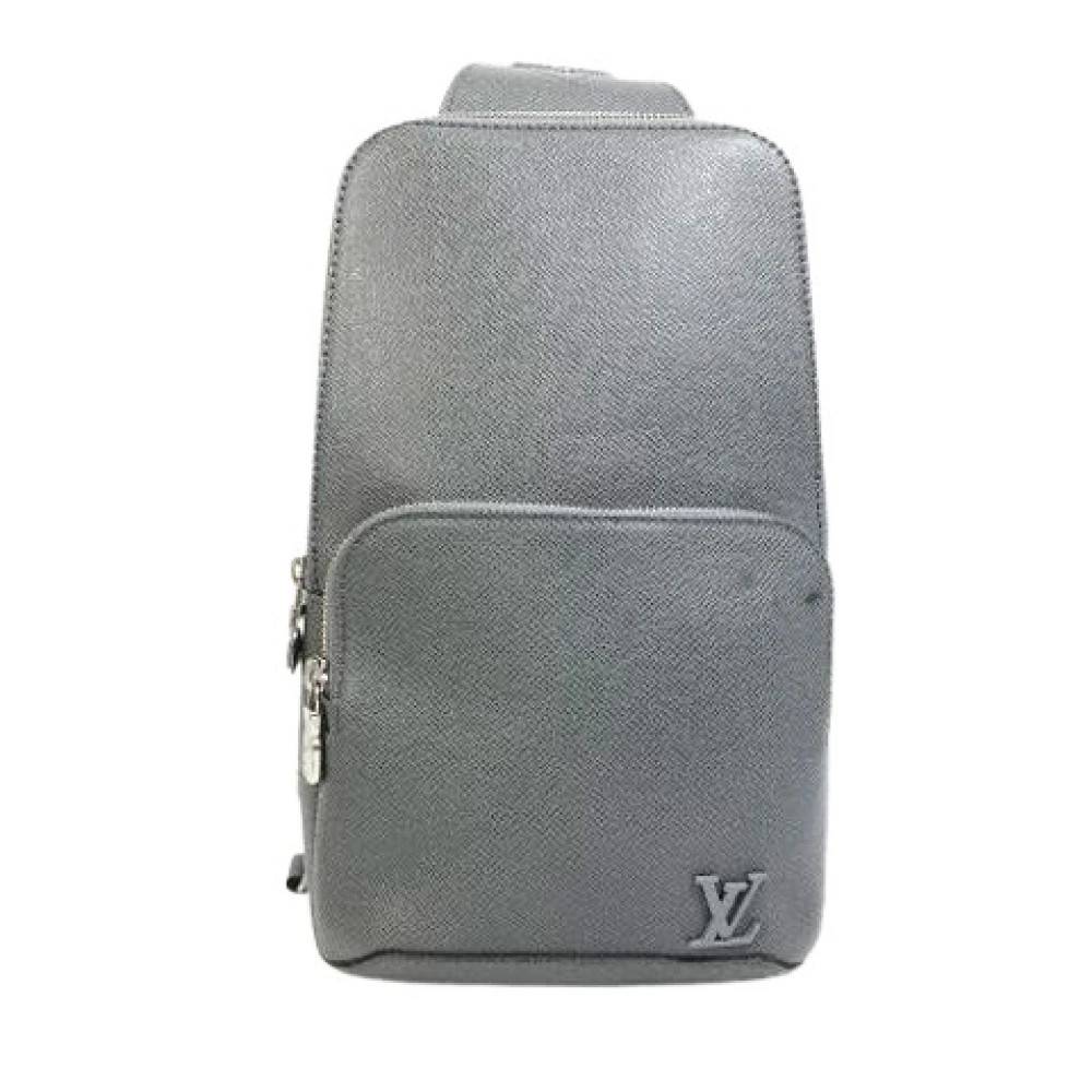 Louis Vuitton Vintage Pre-owned Laeder louis-vuitton-tasker - Vintage - Herre - Grå - ONE SIZE - Uld