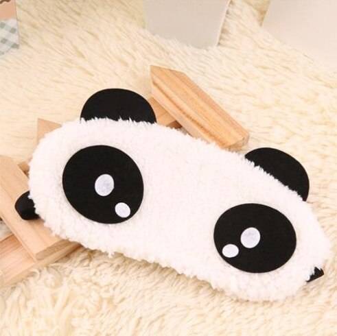 Söt panda sovande ansikte ögonmask ögonbindel ögonskugga reser sömn ögonhjälp - Patetisk panda