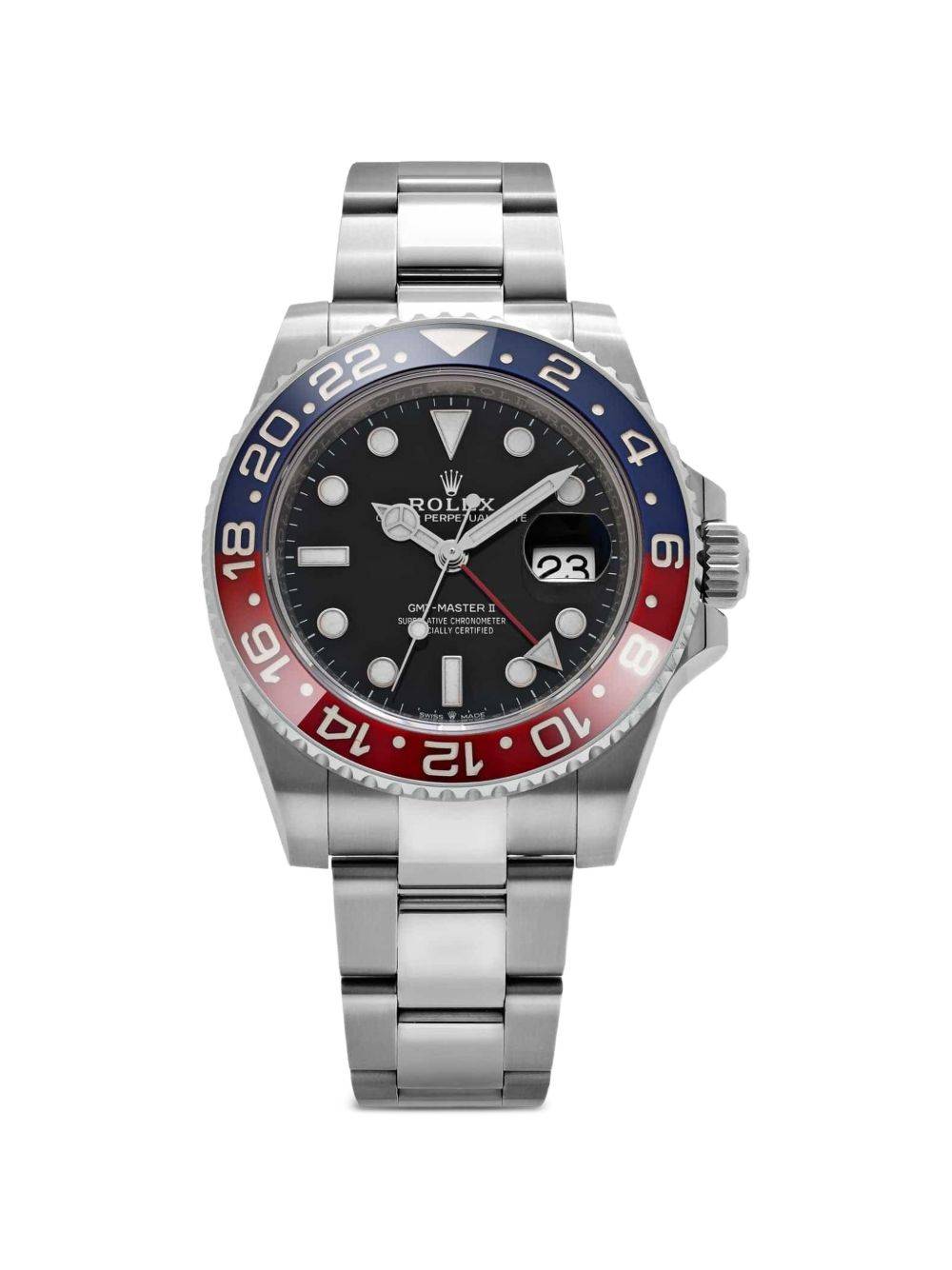 Rolex - GMT Master II 40 mm från 2025 - unisex - rostfritt stål - one size - Svart