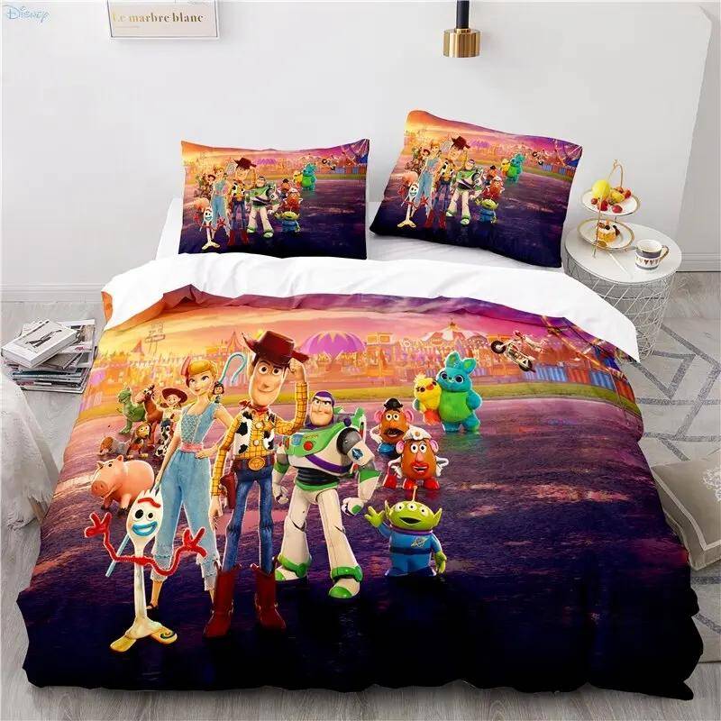 Toy Story påslakan karnevalstemafest, 135 x 200 cm