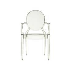 Kartell - Louis Ghost Chair 4852, Crystal Green - Matstolar - Philippe Starck - Grön - Plast