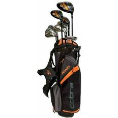 Cobra Golf King JR 10-12 Complete Set Black Högerhänt Grafit Junior Golfset