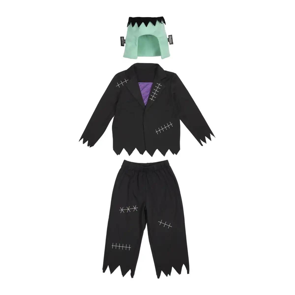 Great Pretenders - Udklædningstøj - Frankenstein kostume 5-6 år (110-116).