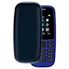 för Nokia 105 2019 ultratunt telefonfodral, gel pudding mjukt silikon telefonfodral för Nokia 105 2019 1,7 tum (svart)