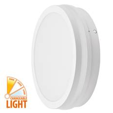 Ultraline LED CCT hvid loftslampe med sensor IP54, 18W