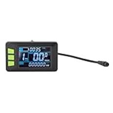 LCD-display för elcykel, USB-port 6-polig vattentät Färgskärm LCD-display för elcykel Lätt att installera LCD-display för elcykel Kontrollpanel för elcykel