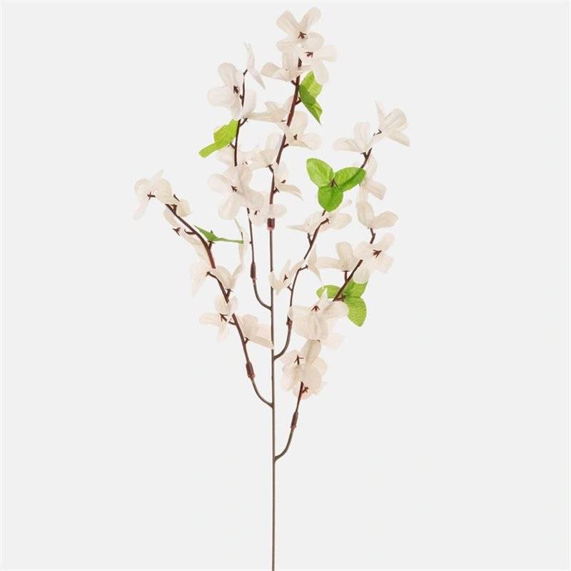 1 stk. Kunstig Forsythia gren 'Vårguld' creme 51 cm.