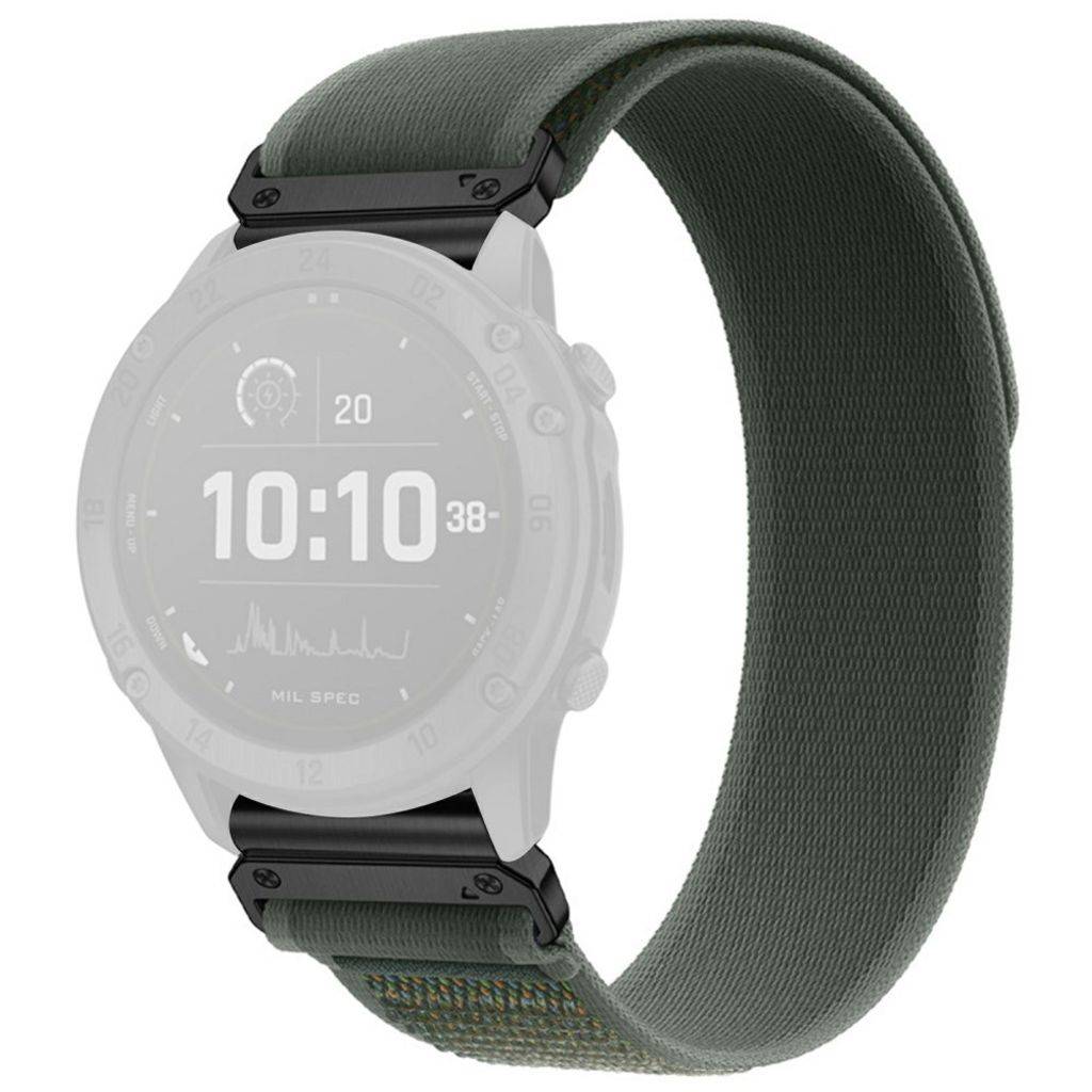 Garmin Fenix 8 Pro/Quatix 8 51mm klockarmband i nylon - Grön