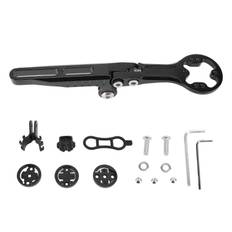 Cycling Computer Mount Aluminium Alloy Integrated Shock Proof Weather Proof Extended Computer